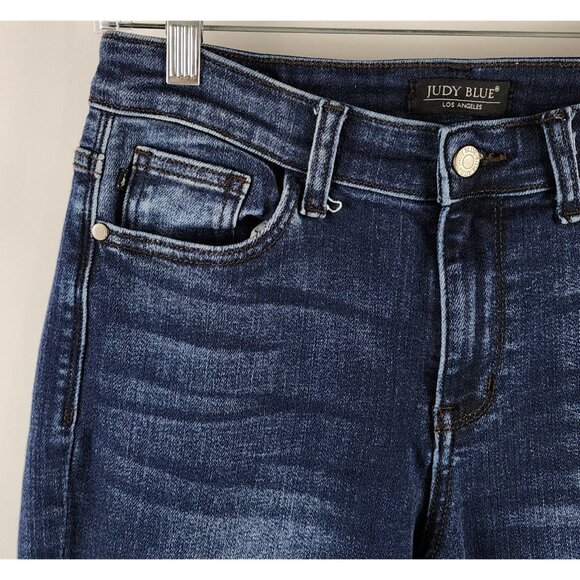 Judy Blue Jeans Womens 5/27 Blue Slim Fit JB82428DK (27x29) - Picture 3 of 11